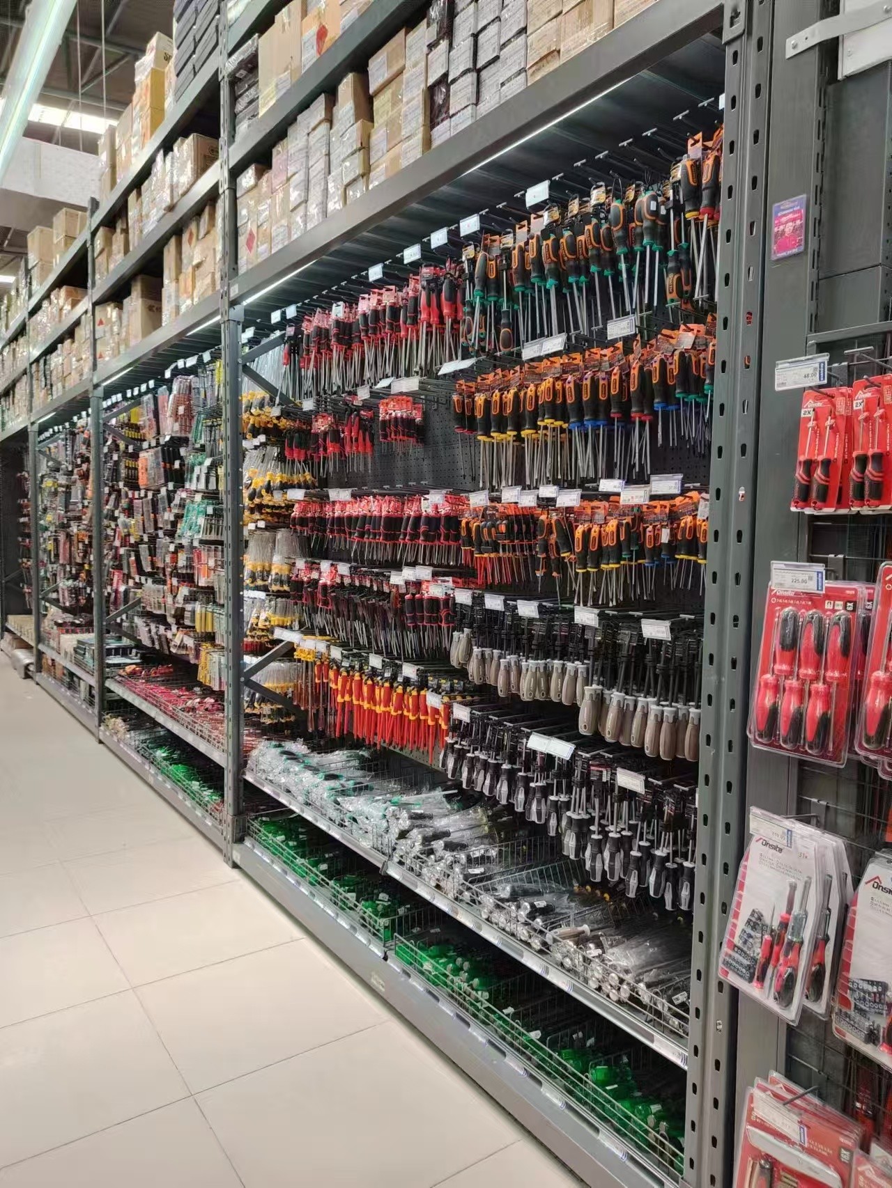 Customized Steel Supermarket Shelves Pallet Racking Adjustable
