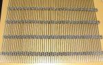 Crimped Decorative Metal Mesh For Cabinet Doors Twill Weave Style