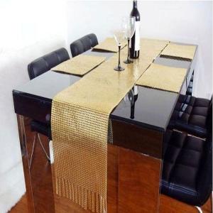 China Decorative Metallic Cloth As Table Runner wholesale