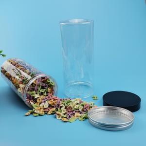 China 78mm FDA Tested Screw Flower Tea Plastic Food Jars wholesale
