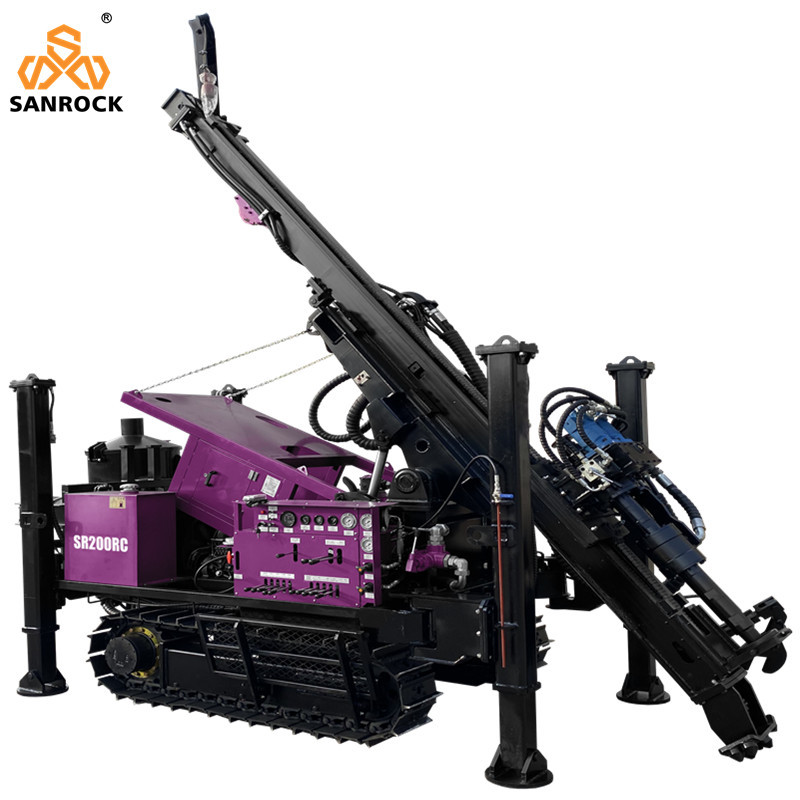 High Mobility Hydraulic Drilling Machine Lifting Force 10T Core Drilling Equipment Reverse Circulation RC Drilling Rig