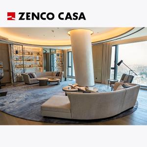 China Hotel Lounge Furniture Includes Lounge Sofa And Coffee Table size 3600*900*780 wholesale