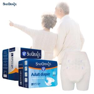China Thickened Unisex Disposable Adult Diaper SnuGrace Wholesaler with Customizable SAP wholesale