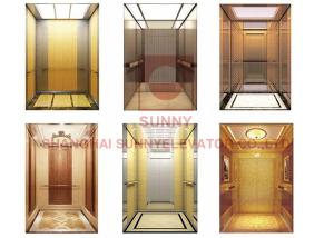 China ISO9001 Transparent Glass Observation VVVF Machine Room Less Elevator wholesale