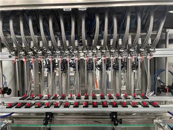 NP-VF Automatic Volumetric Piston Filling Machine With Multy Heads Servo Driven Inline System
