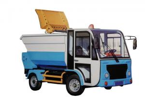 China Four Wheeler Electric Garbage Truck / Large Capacity Electric Waste Trucks wholesale