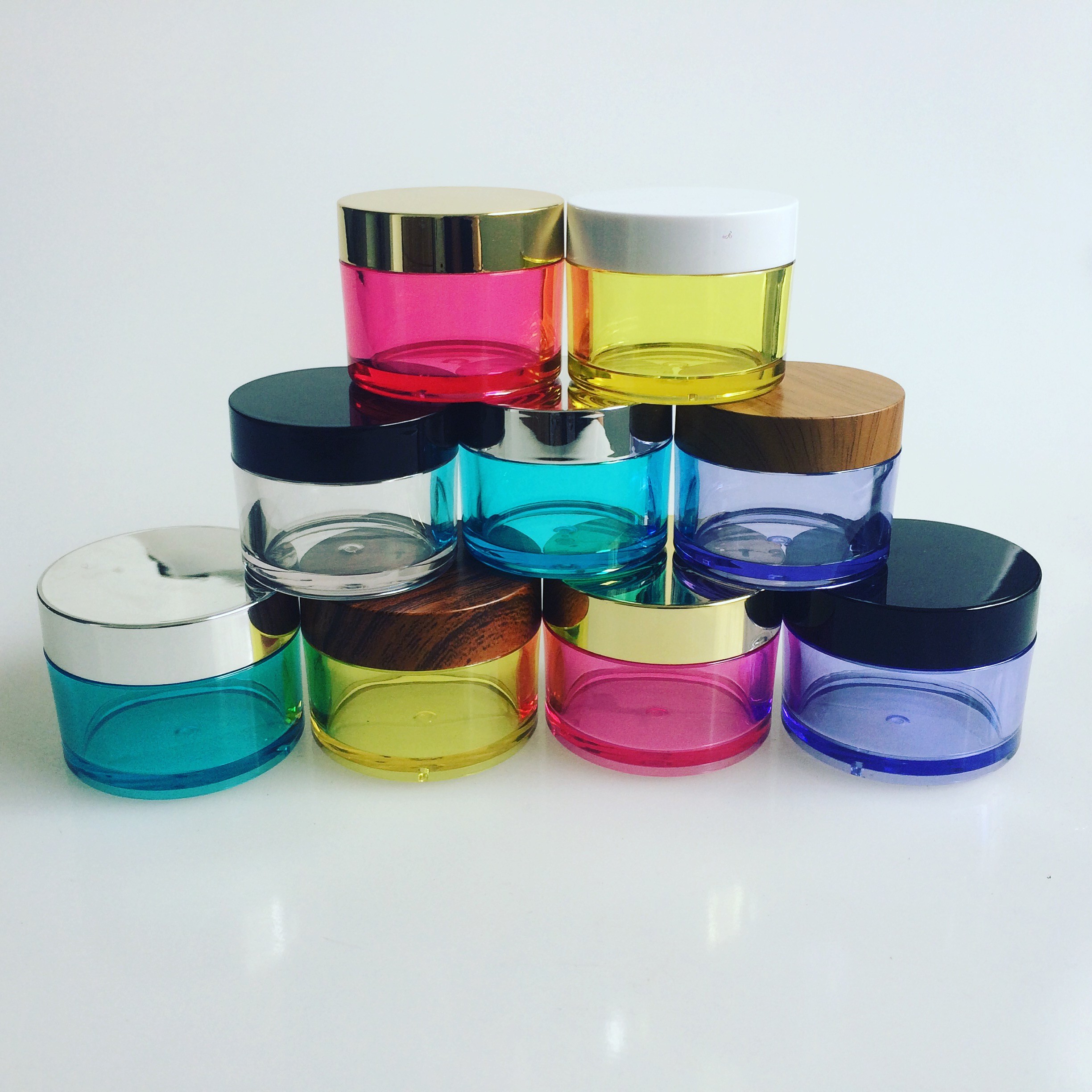 100ml 200ml Empty PET Plastic Bottles For Cosmetics
