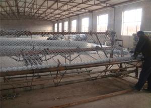 China Construction Chain Link Fence, Chain Link Fence Top Barbed Wire wholesale