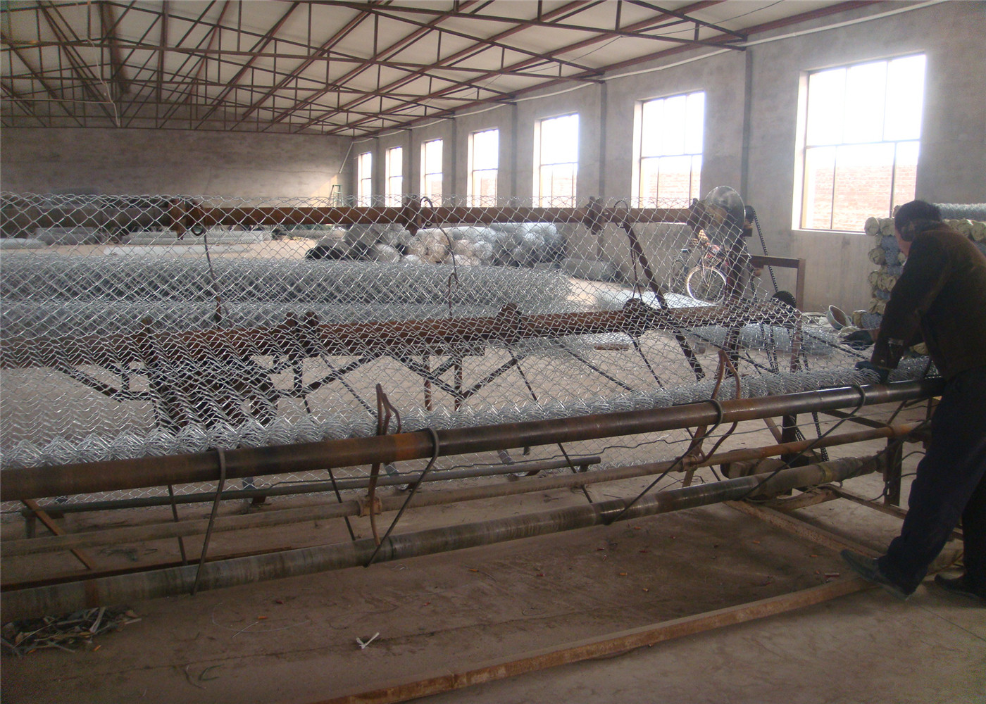 Hot Dipped Galvanized Chain Wire Fence for sale