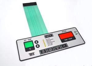 China Non Tactile Flat Metal Dome Membrane Switch Company With Transparency Display Window wholesale