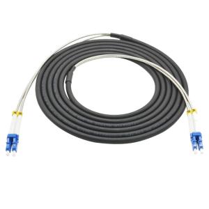 China Duplex LC Fiber Optic Patch Cords Outdoor 5G Telecom CPRI Armored Multimode wholesale