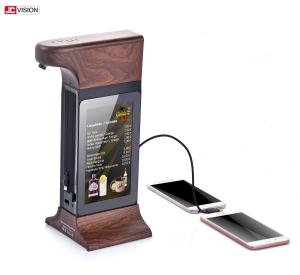 China 7inch Double Sided Screen Hand Dispenser Sanitizer Digital Advertising Kiosk wholesale