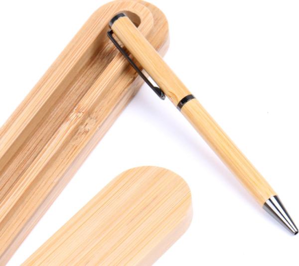Environmentally friendly pen bamboo advertising pens with gift box,bamboo pen