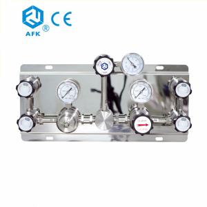China 500psig Changeover Gas Panel Pressure Regulator NItrogen 200 Bar wholesale