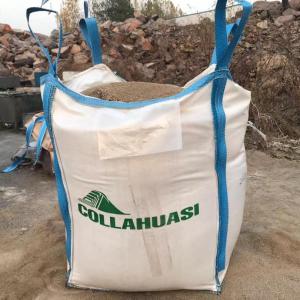 China ISO9001 120gm Powder Packing Bag Bulk 4panel Bag Cement Ton Bag on sale