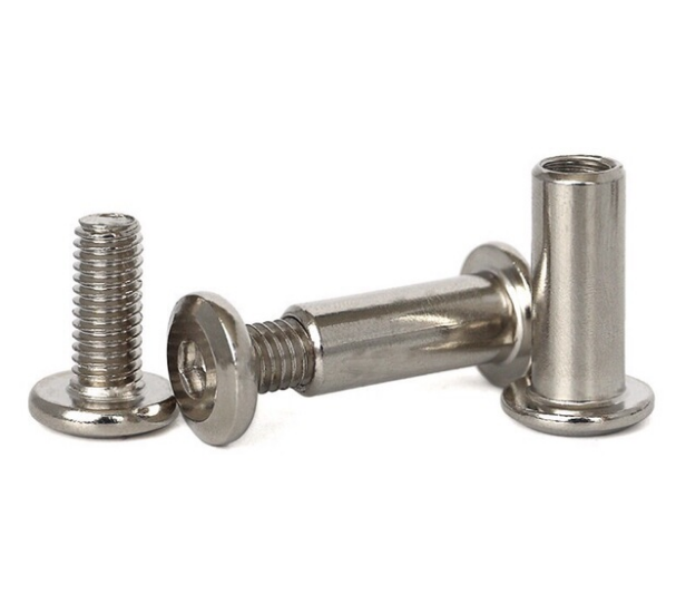 8-50mm Length Galvanized Stainless Steel Furniture Connector Bolts and Sleeve Barrel Cap Nut M3 M4 M5 M6 M8 M10 for Sturdy Furniture