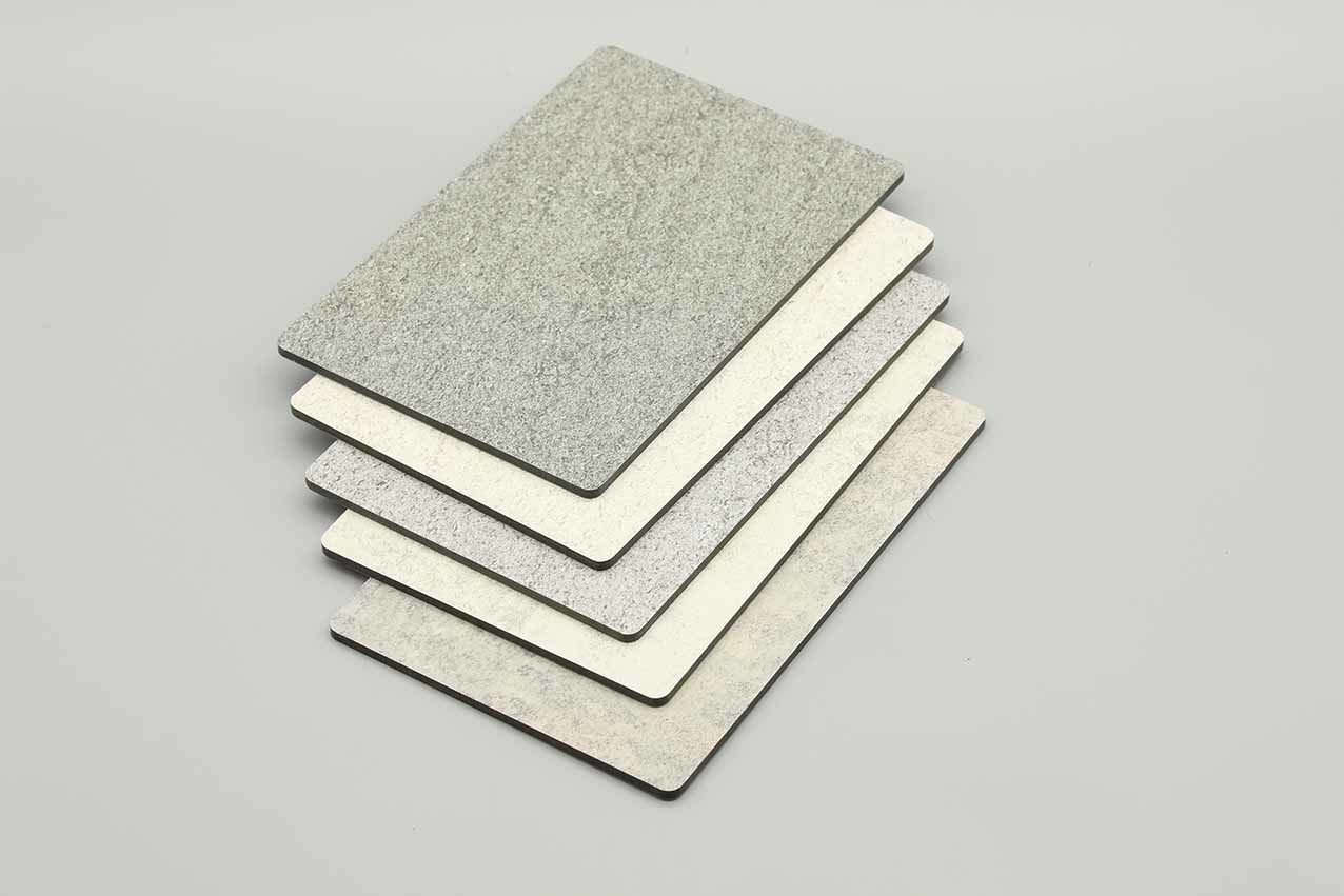 Cladding Exterior Wall Decoration Scratch-resistant Rough stone Texture Aluminum Composite Panel 4MM 1.22*2.44m