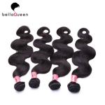 Free shedding free tangle Burmese Hair Bundles Of Natural Black Body Wave