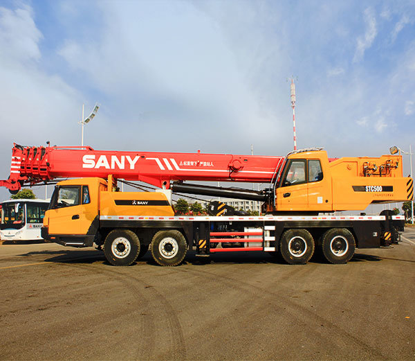 Used Sany Stc500 50 Ton Truck Crane Boom Truck Crane for Sale