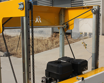 Portable Sawmill Power Band Saw Mill Max.Working Width 1000mm