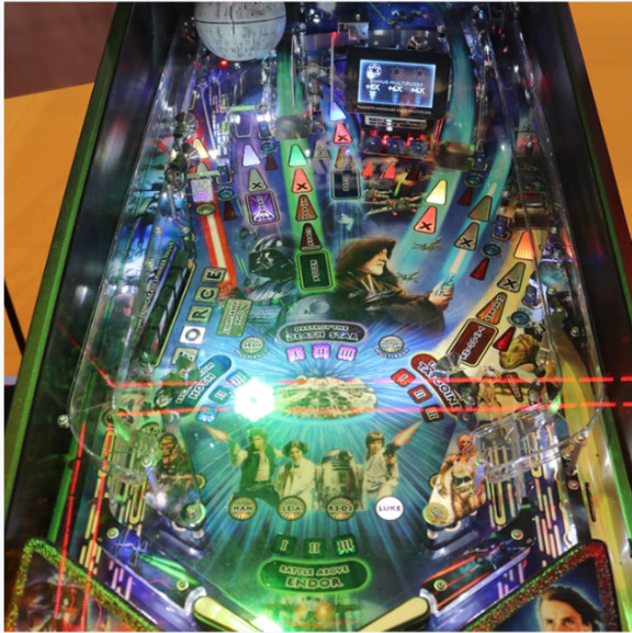 66 Games Wooden Virtual Pinball Game Machine With 32" Led Screen