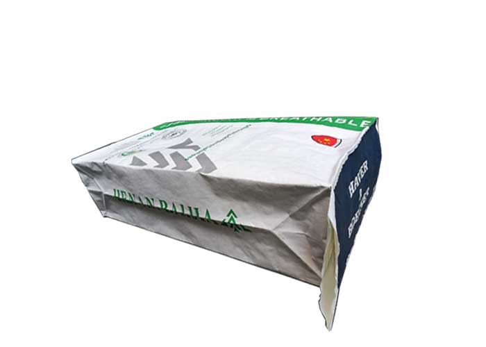 Chemical Powder Packing Valve Paper Bags Durable Multilayer Flat Bottom Paper Bags