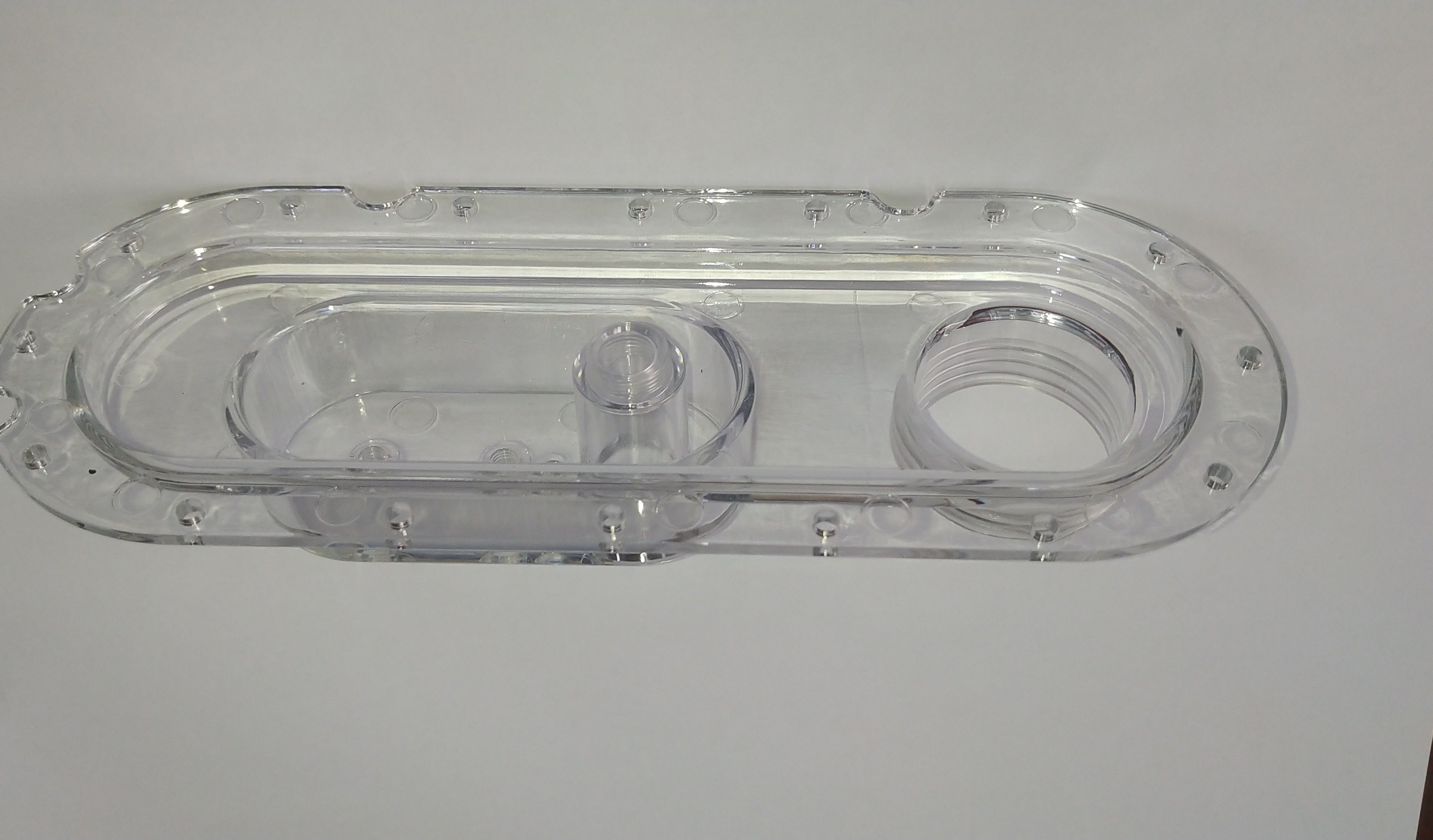 Custom Injection Molding PE/PP Transparent Plastic Base Plastic Parts