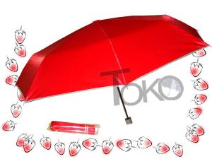 China UV Protection Manual Open Umbrella , Two Person 3 Fold Umbrella Sturdy Frame wholesale