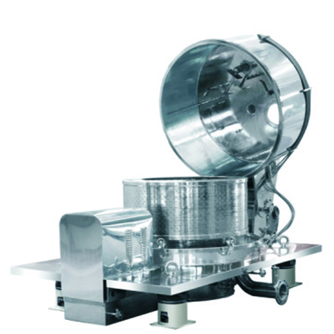 GMP Stainless Steel PPTD-LQ Full Open Hinged Cover Top Discharge Centrifuge