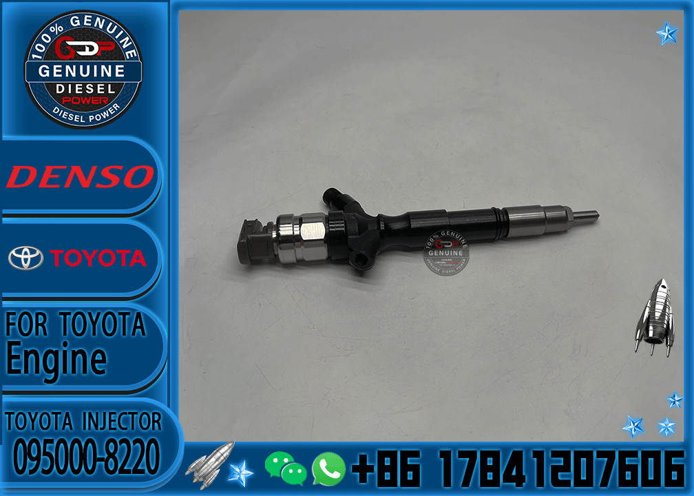 High Quality Diesel Fuel Injector 23670-0L050 23670-09330 Fuel Injector Assy 095000-8220