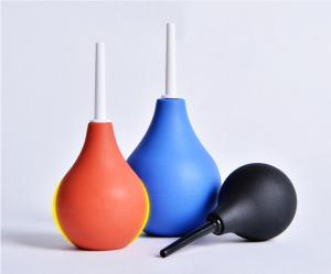 China Male Female Medical Silicone Douche Bulb Comfortable For Anal Enema Cleaning wholesale