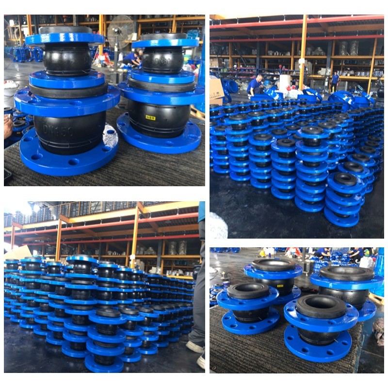 Pumb Valve Connector Carbon Steel Flange Type Epdm Rubber Expansion Joint Oil-resistant NBR Rubber Expansion Joint For Gas Stations