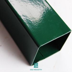 China Square Durable Garden Fencing Posts , 60x60mm Metal Garden Posts wholesale