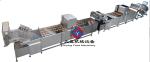 Mushrooms Salad Processing Line / Vegetable And Fruit Washing Equipment