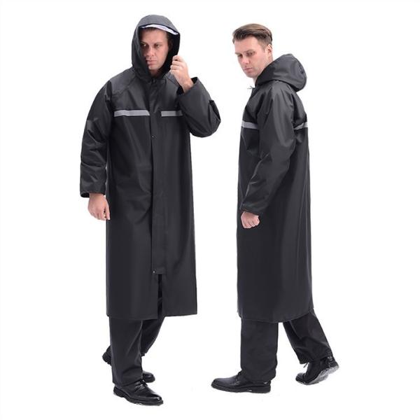 Fashion Long Rain Coat Jacket, Rainwear, Rain Jacket Lightweight Raincoats