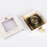 Square Small Drawer Eyelash Packaging Box Cardboard With Window