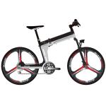 25KPH Electric Folding Mountain Bike , 0.25kw Fold Up Electric Mountain Bike