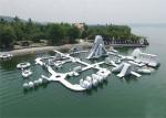 Nontoxic Outdoor Commercial Inflatable Water Park Unique Modern Design