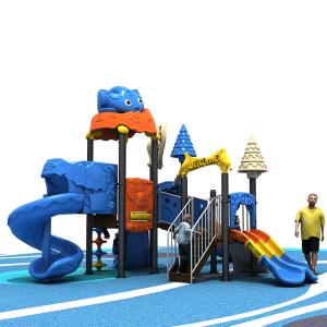 China Plastic Kids Playground Slide Playhouses Playsets Outdoor Equipment wholesale
