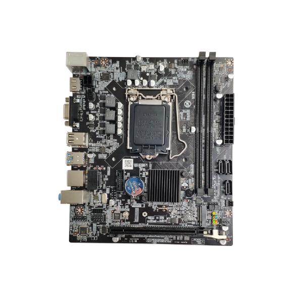 ETEK H310 Chipset Micro-ATX Motherboard For 6th/7th/8th/9th Gen CPUs dual-channel DDR4 Up To 32GB VGA+HDMI Outputs
