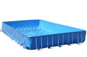 China Framed Blow Up Swimming Pools , Waterproof PVC Inflatable Swimming Pool wholesale