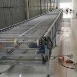 Slat Low Profile Conveyor , Mobile Roller Conveyor Customized Size
