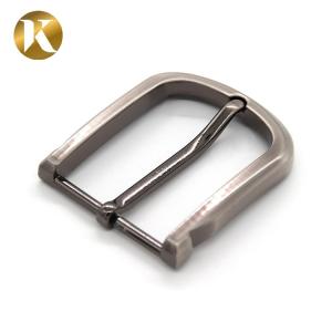 China Sliver Double Pin Belt Buckle Fashion Style wholesale