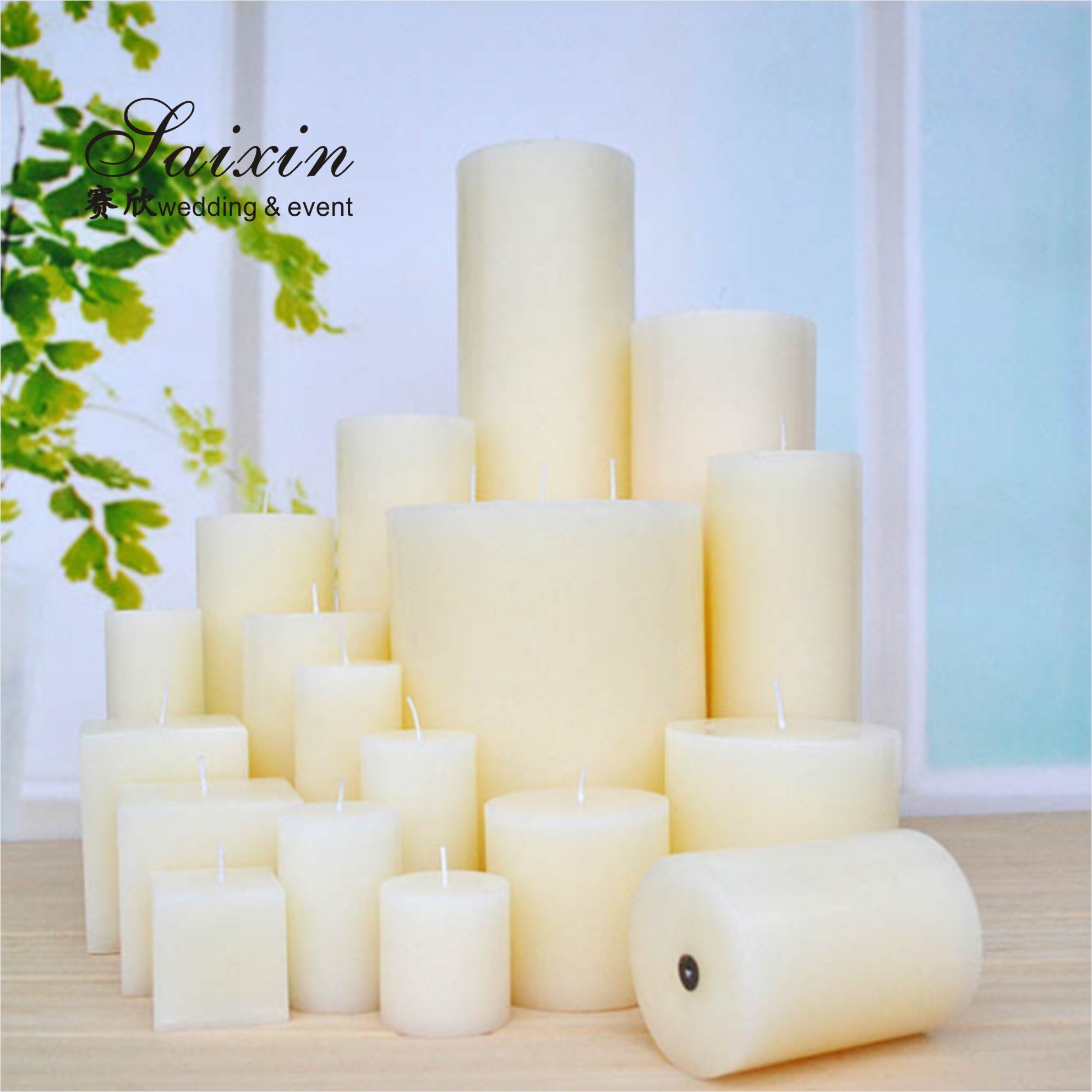 Led Candles For Wedding Centerpieces Flameless Elegant Christmas Light Wax Wedding Candle Pillars