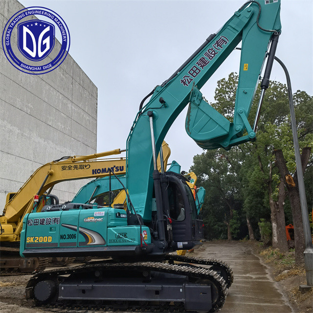 20Ton Japan Brand Excavator Kobelco SK200 Used Excavator For Kobelco Construction Equipment