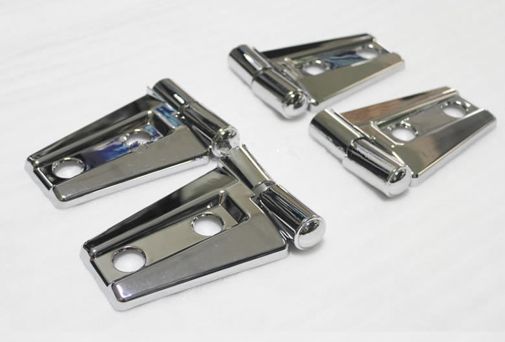 ABS Chrome Exterior door hinge For Jeep Wrangler JK 2007+ Fit 2 door Type 4x4 auto accessoires