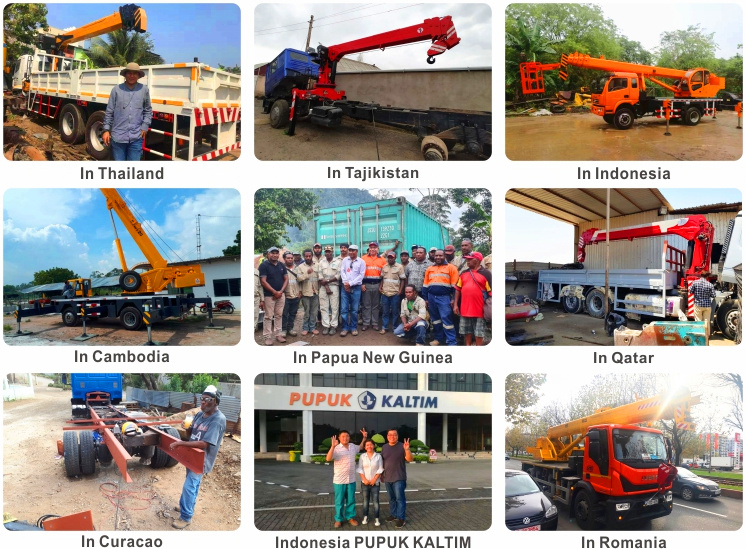 Construction Custom 5 Ton Crane Lorry Truck Mounted Crane