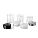 250ml Black PET Cream Jar Hair Product Body Scrub Packaging Bottles