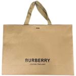 200pcs To 500pcs Gold Stamping Clothing Paper Bags Ribbon Handles Kraft Shopping