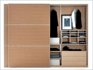 China wood grain MFC wardrobe wholesale